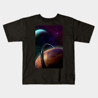 Space Station Ring Kids T-Shirt